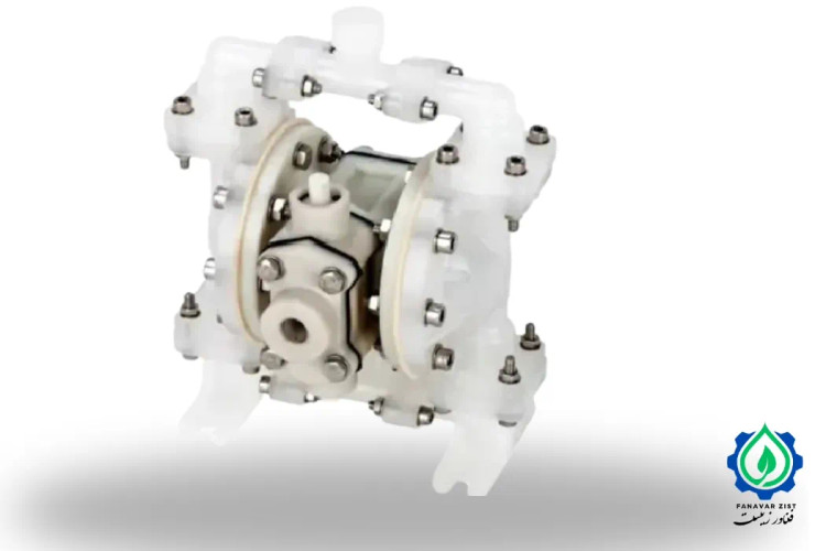 پمپ فیلترپرس دیافراگمی پمکار pomkar بدنه PP