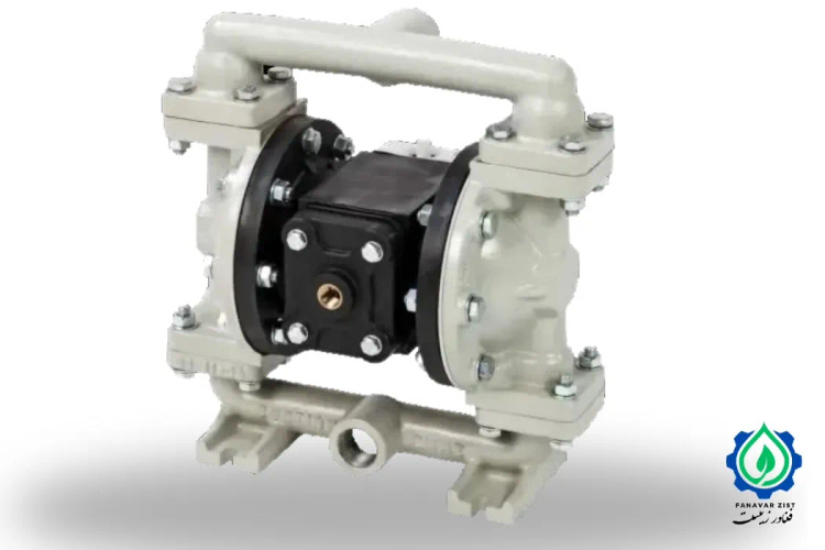 پمپ دیافراگمی فیلتر پرس پمکار pomkar بدنه آلومینیوم